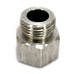 SS Reducing Adapter Equal Hex Male/Female Commercial Stainless Steel 202.
